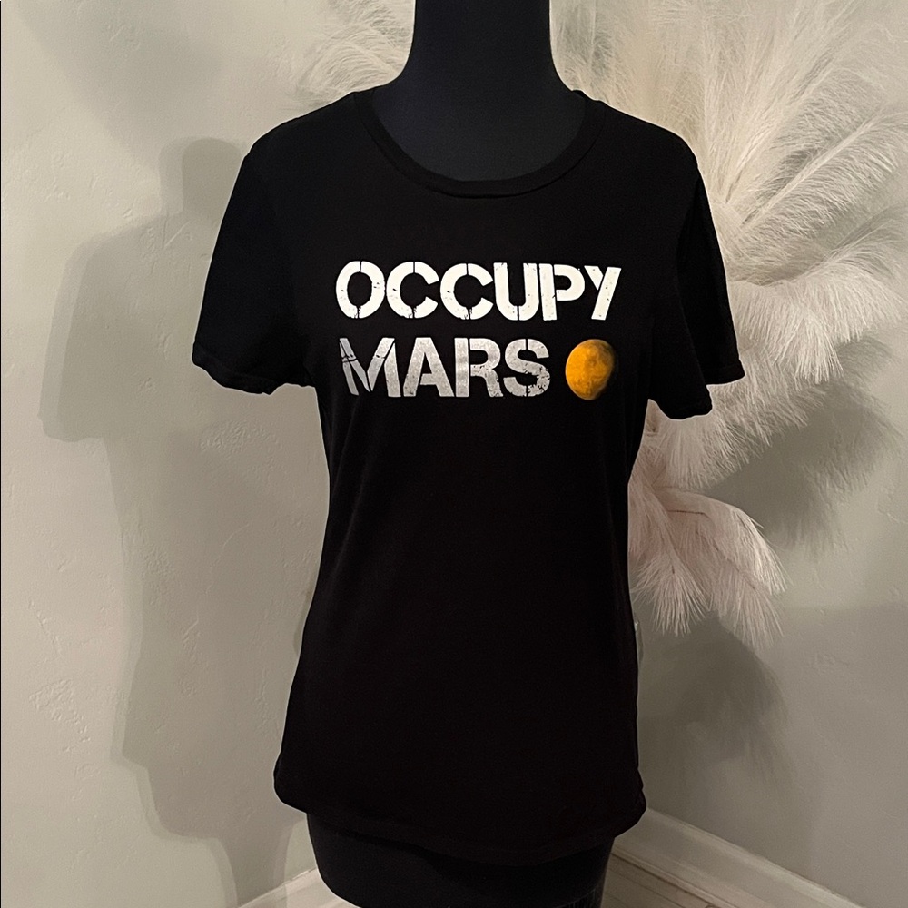 Occupy Mars Graphic Tee - Black